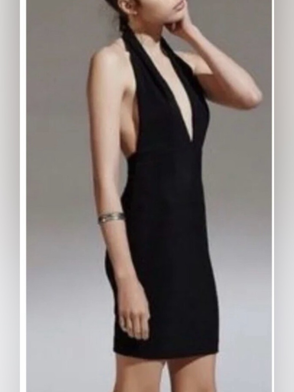 NEW! Solace London Black Elora Mini  Dress